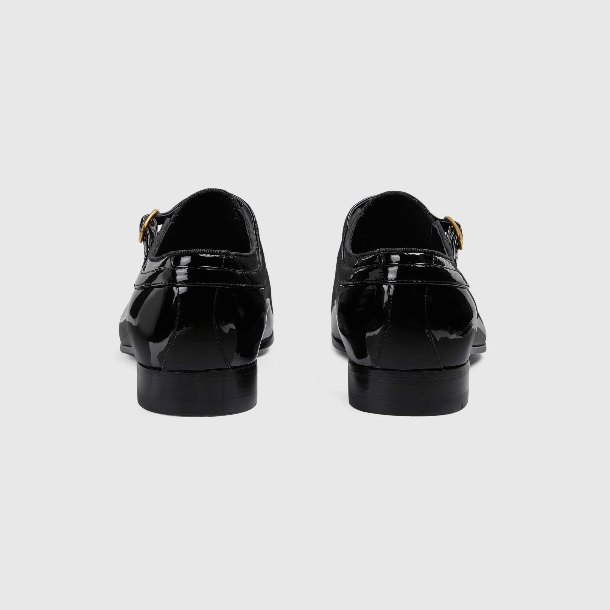 Giày Gucci Loafer With GG Canvas 'Black Patent' 739775-AABZW-1041 - Ảnh 4