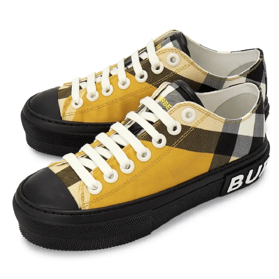 Alternative view of Giày Burberry Check Jack 'Yellow' 8055875