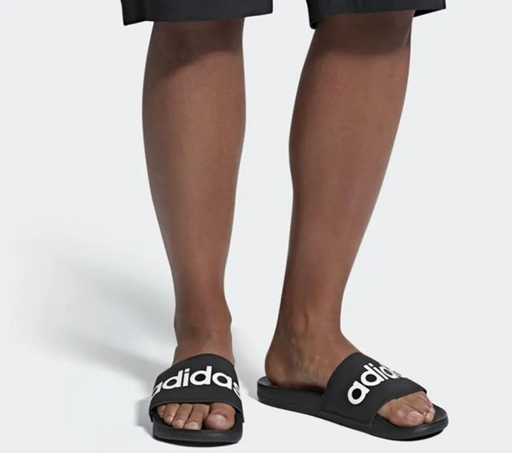 Alternative view of Dép Adidas Adilette Comfort Slides - Black B42207