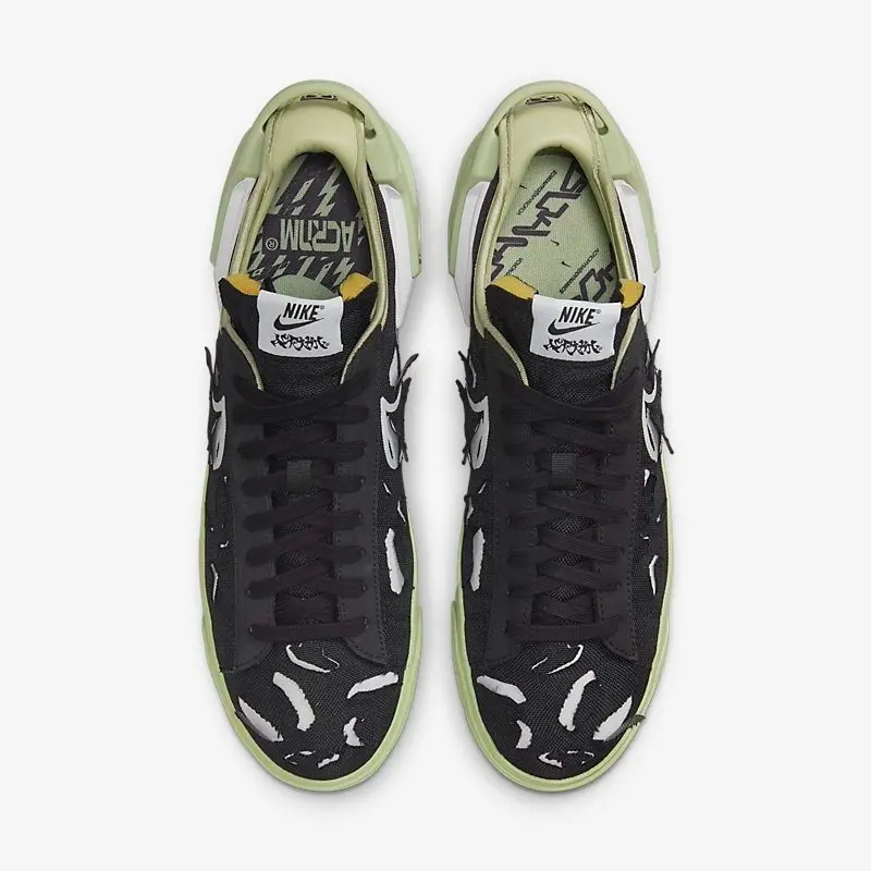 Giày Nike Acronym x Blazer Low 'Black Olive Aura' DO9373-001 - Ảnh 6