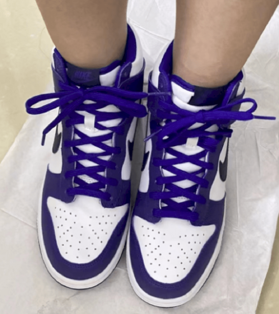 Giày Nike Dunk High ‘Electro Purple Midnght Navy’ DH9751-100 - Ảnh 3