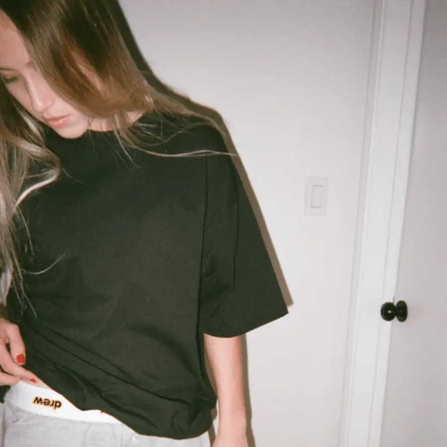 Áo Drew House Basic SS Tee Black - Ảnh 3