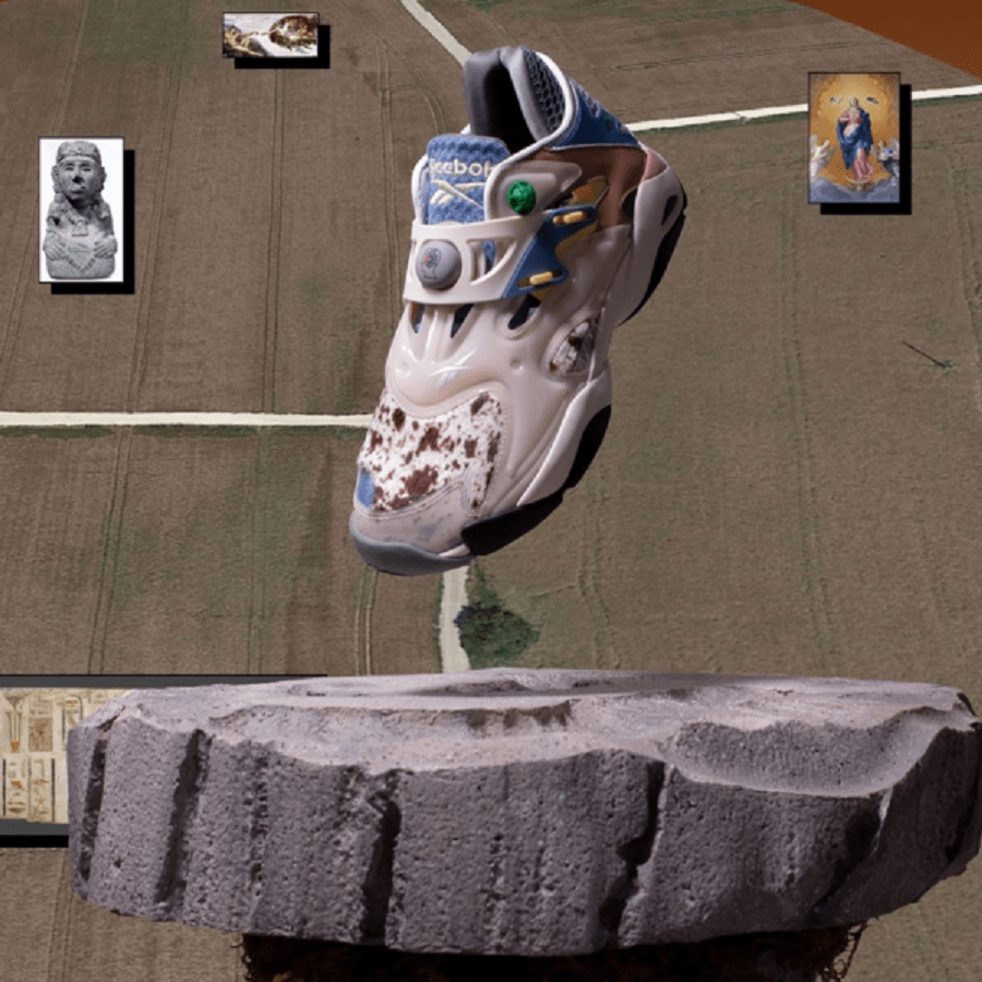 Giày Reebok Brain Dead x Pump Court CT 'Pathways' FW4675 - Ảnh 4