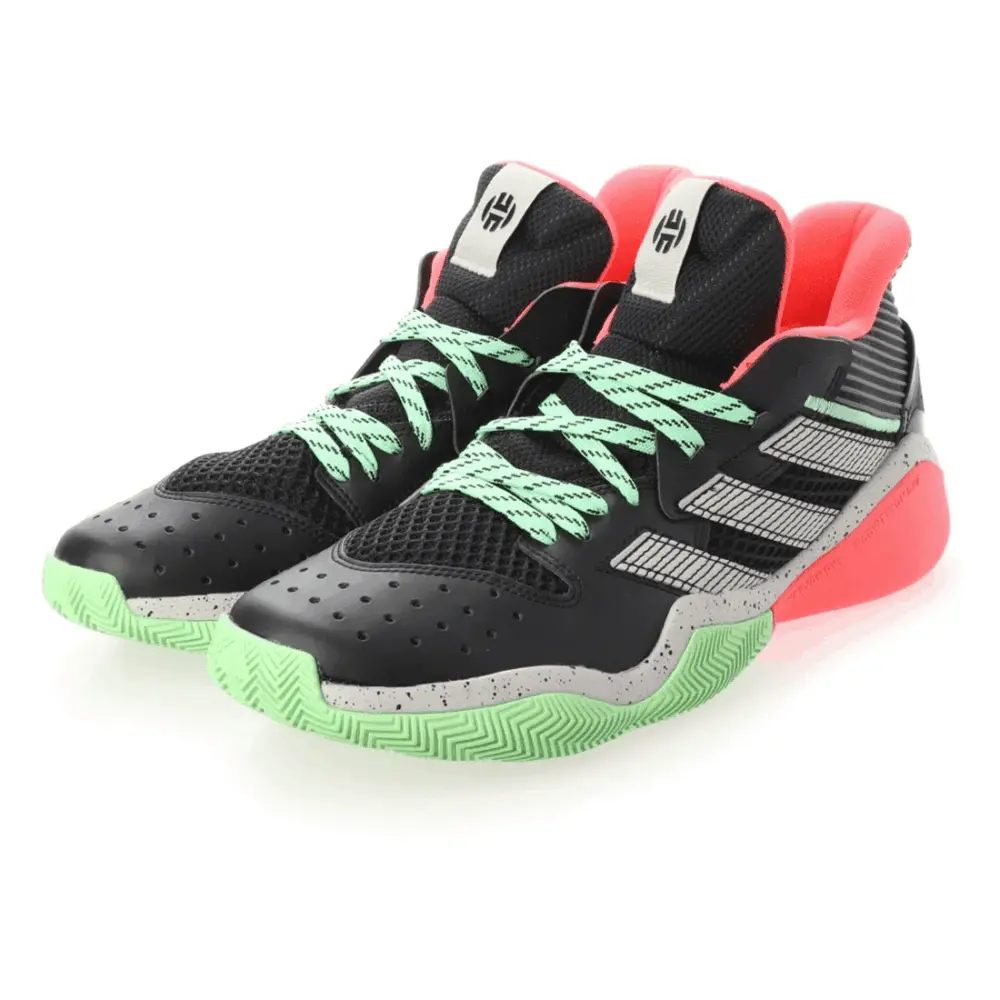 Alternative view of Giày Adidas Harden Stepback Black Green Red FW8486