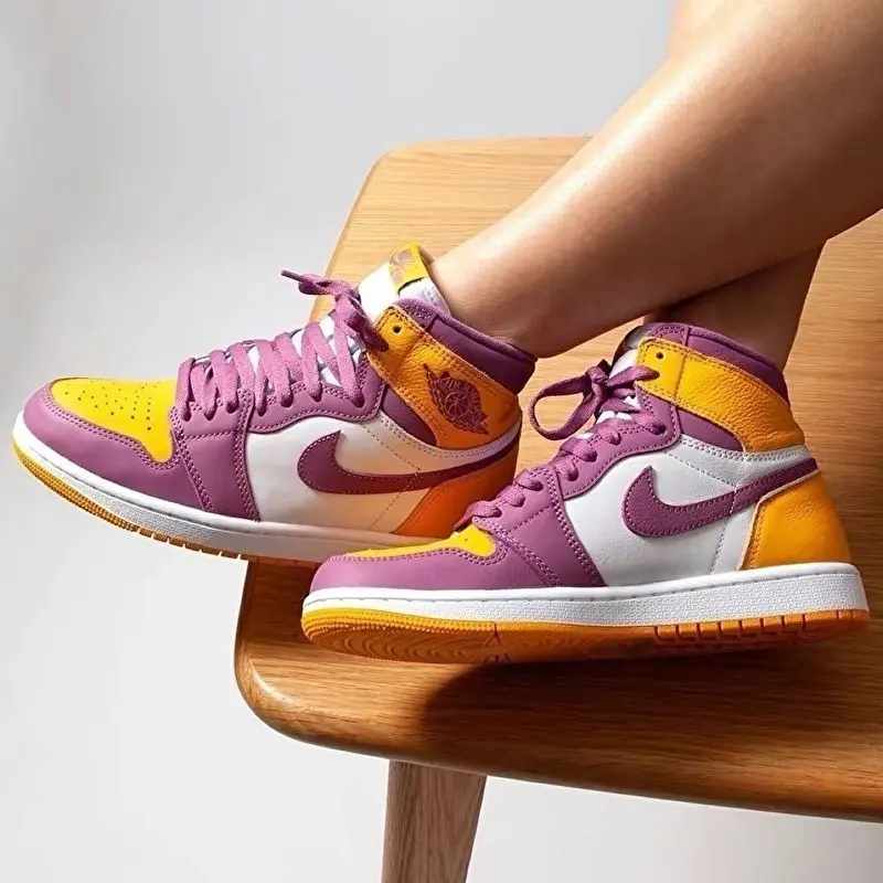Giày Nike Air Jordan 1 High GS 'Brotherhood' 575441-706 - Ảnh 5