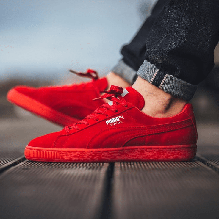 Giày Puma Suede Mono ‘All Red’ 360231-05 - Ảnh 2