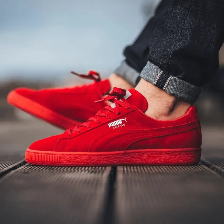 Alternative view of Giày Puma Suede Mono ‘All Red’ 360231-05