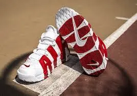 Giày Nike Air More Uptempo 'White Red' 414962-100 - Ảnh 4