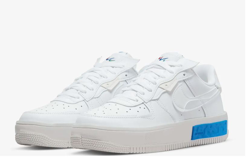 Giày Nike Air Force 1 Fontanka Women's Shoes 'White Blue' DH1290-101 - Ảnh 4