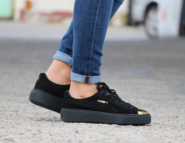 Giày Puma Wmns Suede Platform 'Gold' 362222-02 - Ảnh 3