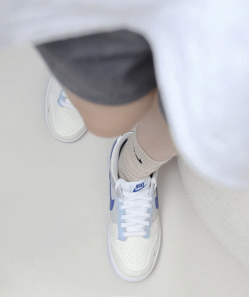 Giày Nike Dunk Low 'Ivory Hyper Royal' FB1843-141 - Ảnh 6