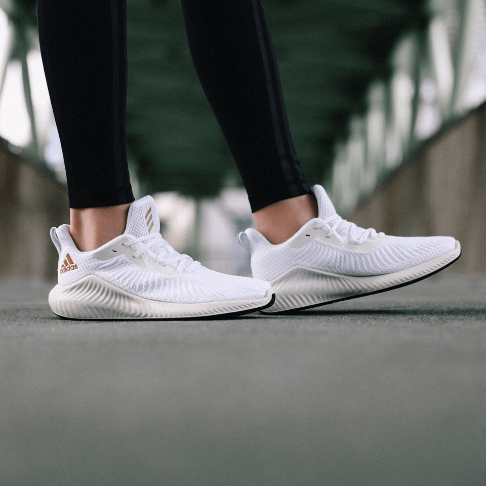 Giày Adidas Wmns Alphabounce+ 3 'White Copper Metallic' EG1386 - Ảnh 7