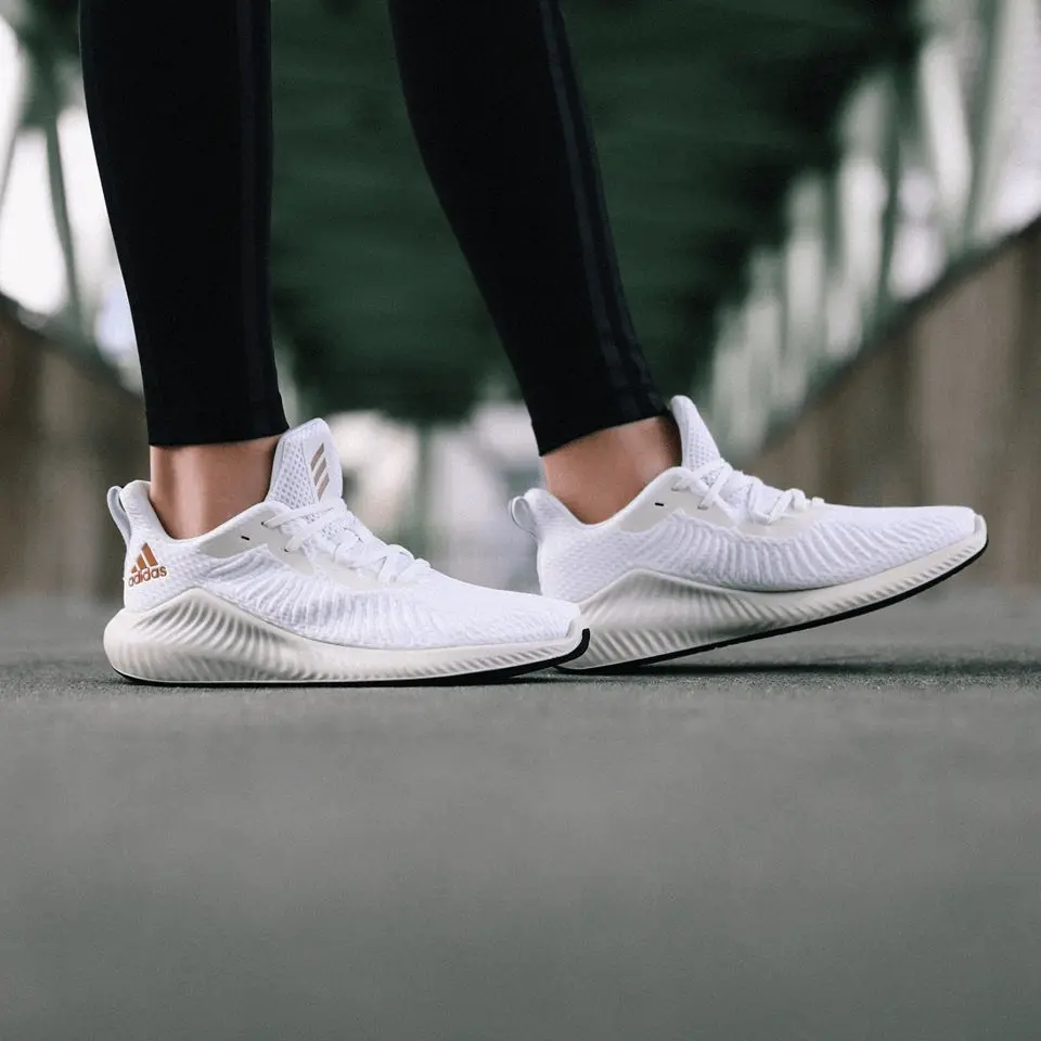 Giày Adidas Wmns Alphabounce+ 3 'White Copper Metallic' EG1386 - Ảnh 7