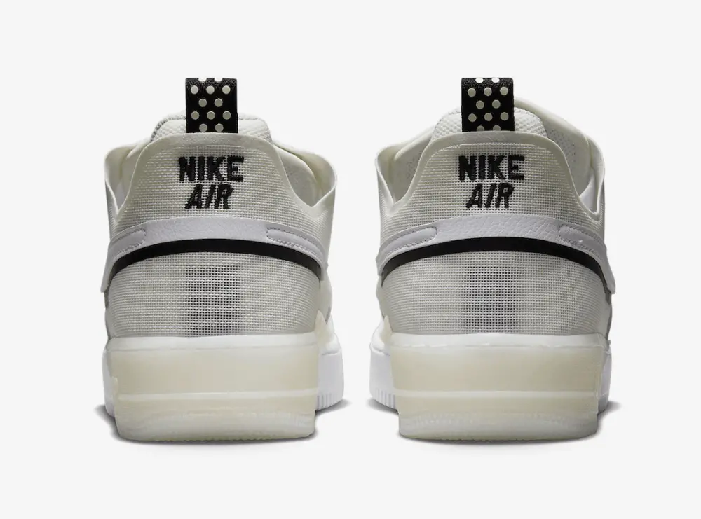 Giày Nike Air Force 1 React 'White Sail Black' DQ7669-100 - Ảnh 8