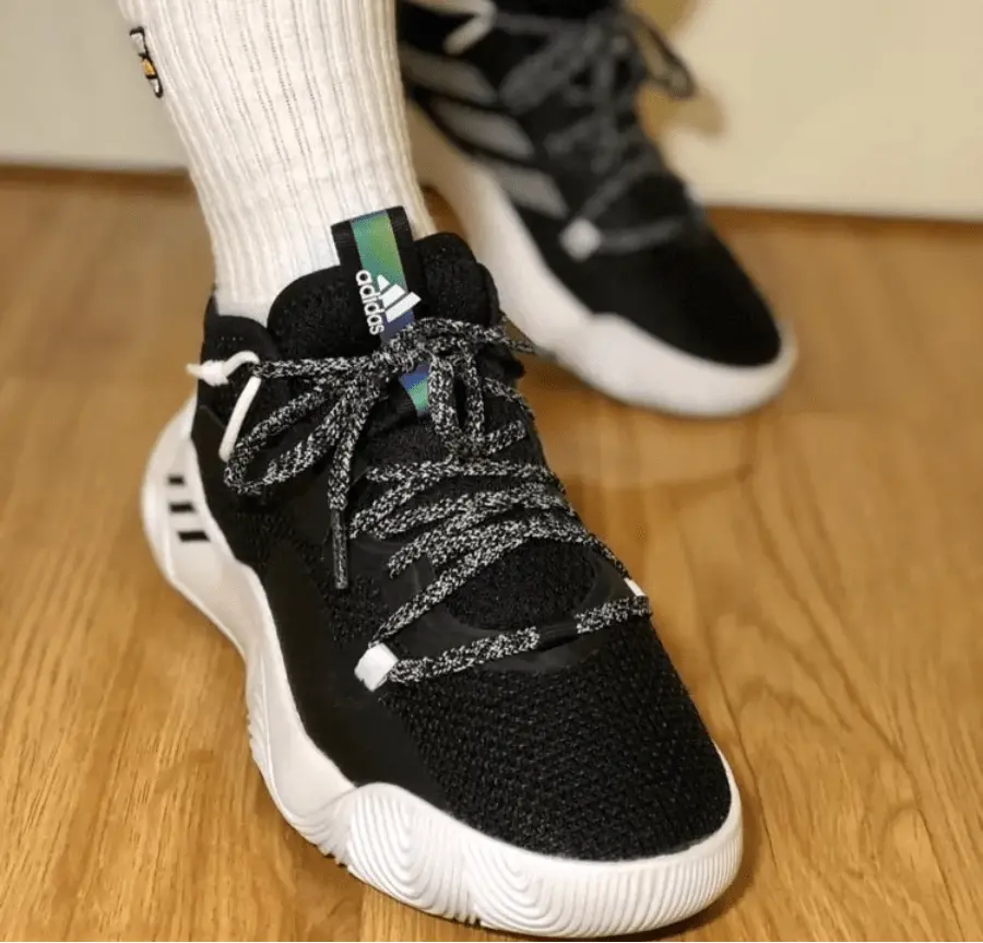 Alternative view of Giày Adidas Harden Stepback 3 'Black White' GY8630
