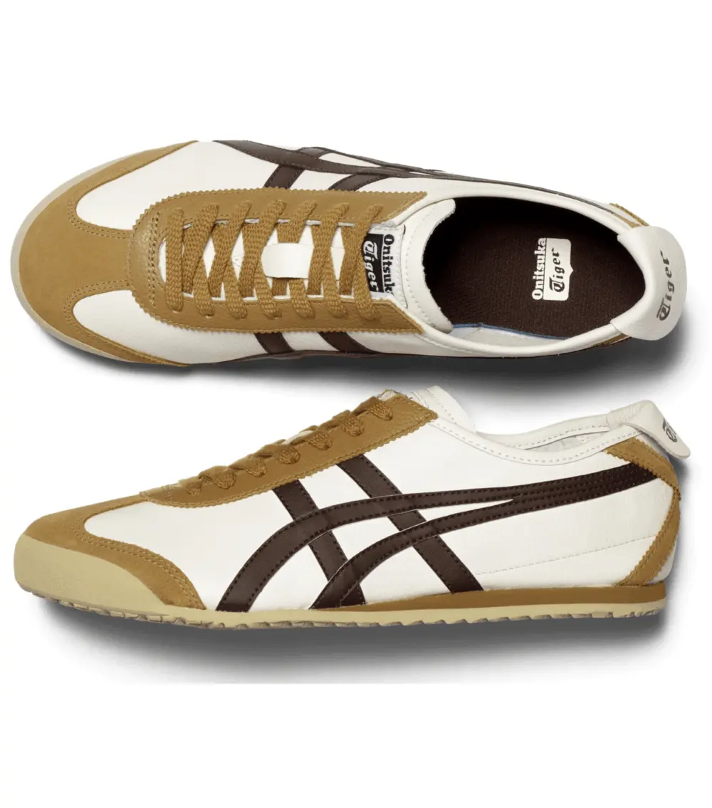 Giày Onitsuka Tiger Mexico 66 'White Brown' 1183A201-117 - Ảnh 5