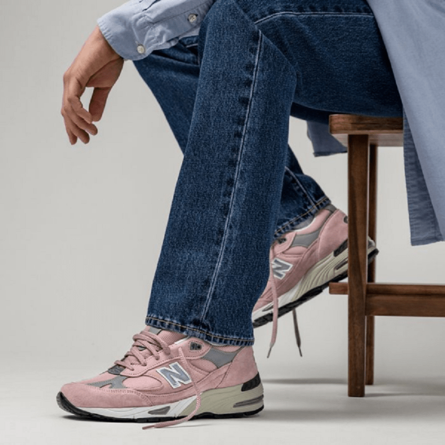 Giày New Balance 991 Made In England ‘Pink’ M991PNK - Ảnh 3