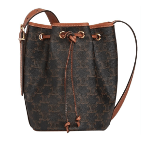 Túi Celine Small Drawstring bag In Trimphe Canvas And Calfskin 191142BZJ-04LU