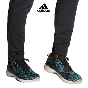 Alternative view of Giày Golf Adidas CodeChaos 21 Primeblue 'Black Acid Mint' FW5614