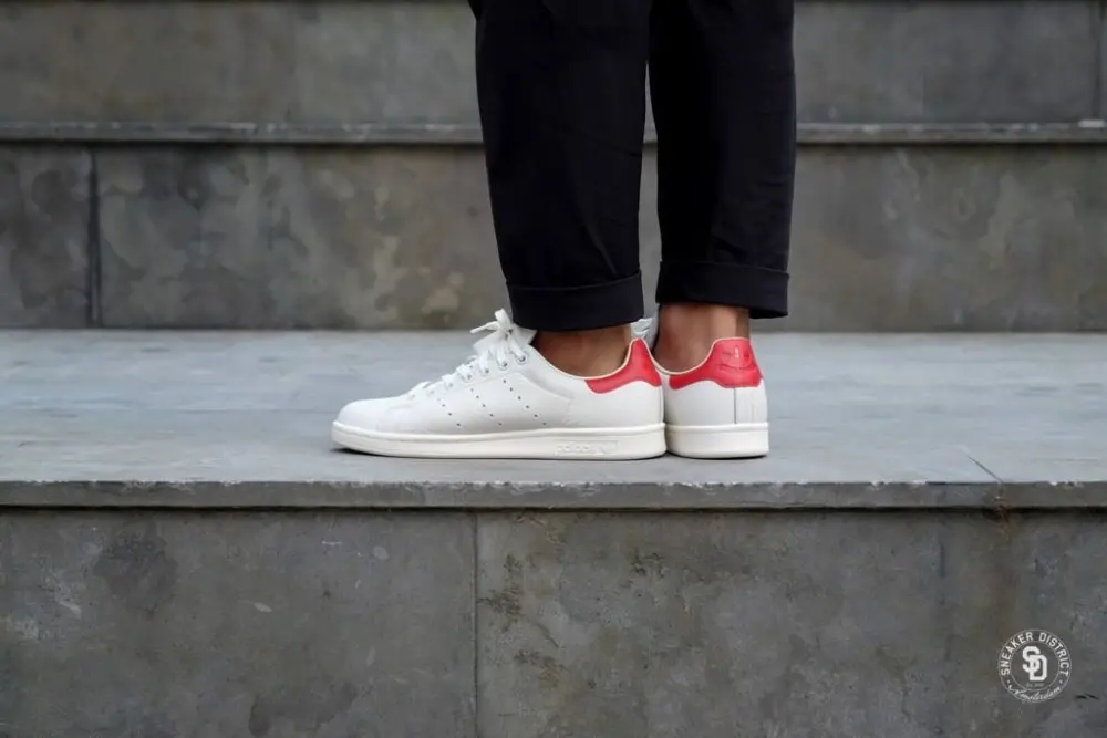 Giày Adidas Stan Smith Vintage 'Collegiate Red' B37898 - Ảnh 4