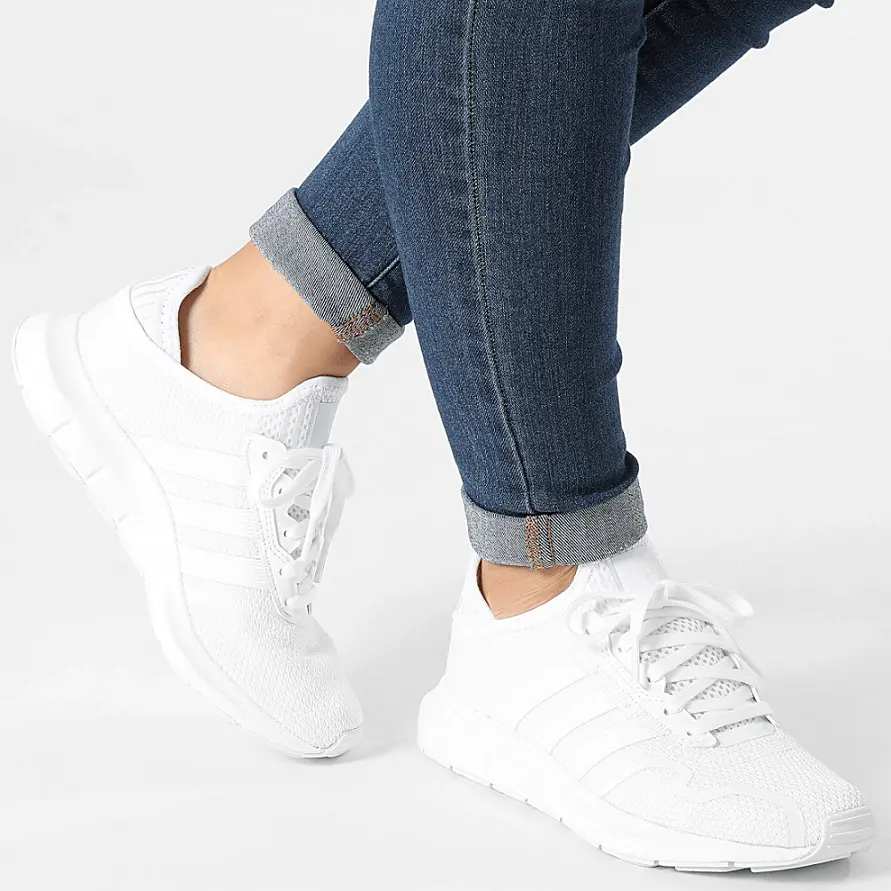 Giày Adidas Swift Run X J 'Triple White' FY2149 - Ảnh 5