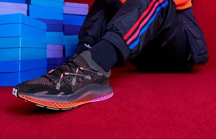 Giày Adidas Ultra 4D Fusio 'Black Orange Pink' FZ2414 - Ảnh 5