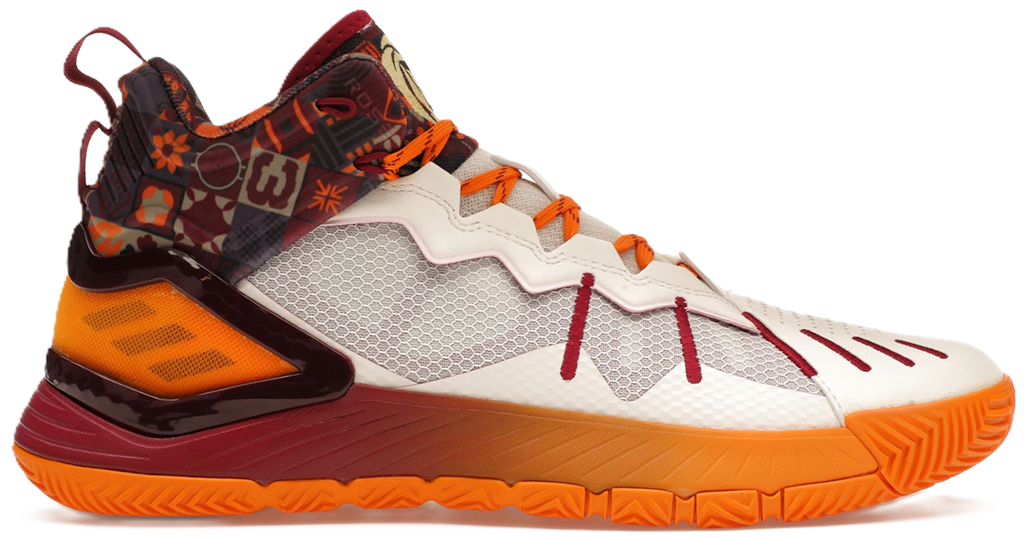 Giày Adidas D Rose Son of Chi 'White Bold Orange' GV8717