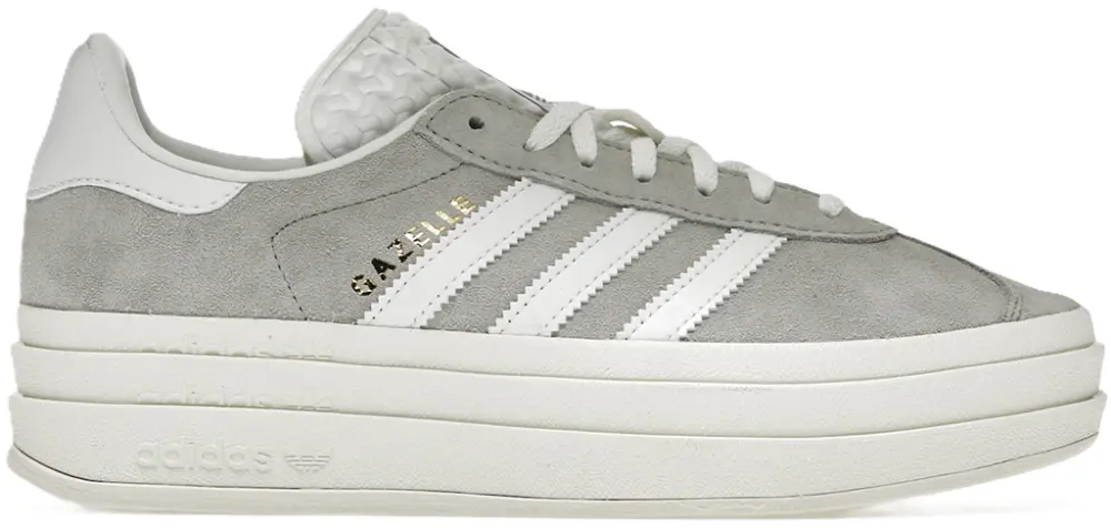 Giày Adidas Gazelle Bold 'Grey White' HQ6893