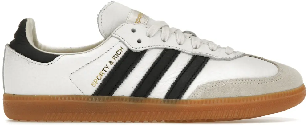 Giày Adidas Samba OG Sporty & Rich 'White Black' HP3354