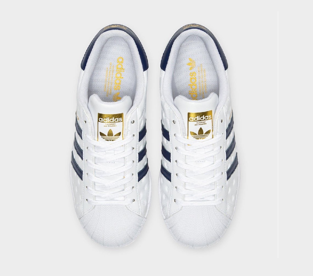 Giày Adidas Superstar 'Debossed Trefoils - Navy Gum' FX4045 - Ảnh 4