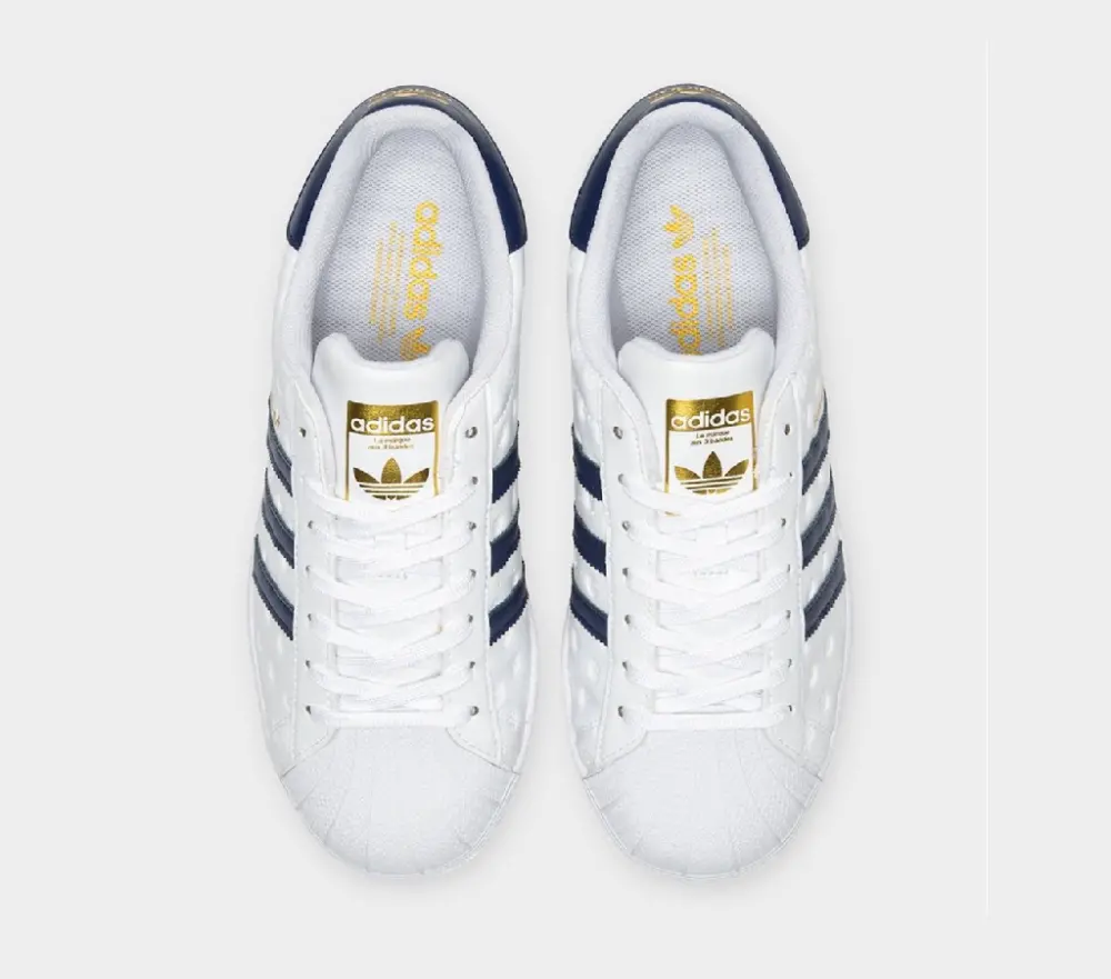 Giày Adidas Superstar 'Debossed Trefoils - Navy Gum' FX4045 - Ảnh 4