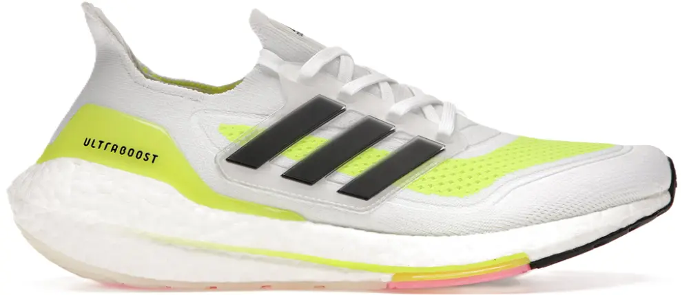 Giày Adidas UltraBoost 21 'White Solar Yellow' FY0377