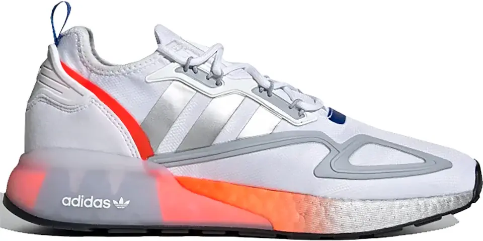 Giày Adidas ZX 2K Boost 'White Metallic Silver' FY5725