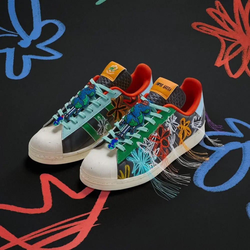 Giày Adidas Sean Wotherspoon x Superstar 'Super Earth Black' GX3823 - Ảnh 4