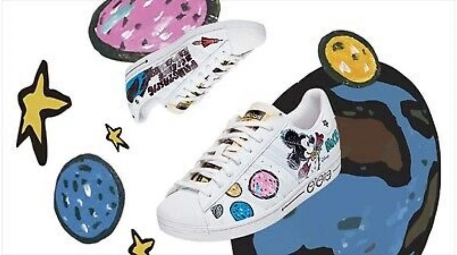 Giày Adidas Kasing Lung x Disney x Superstar Labubu Mickey Mouse GZ8839 - Ảnh 4