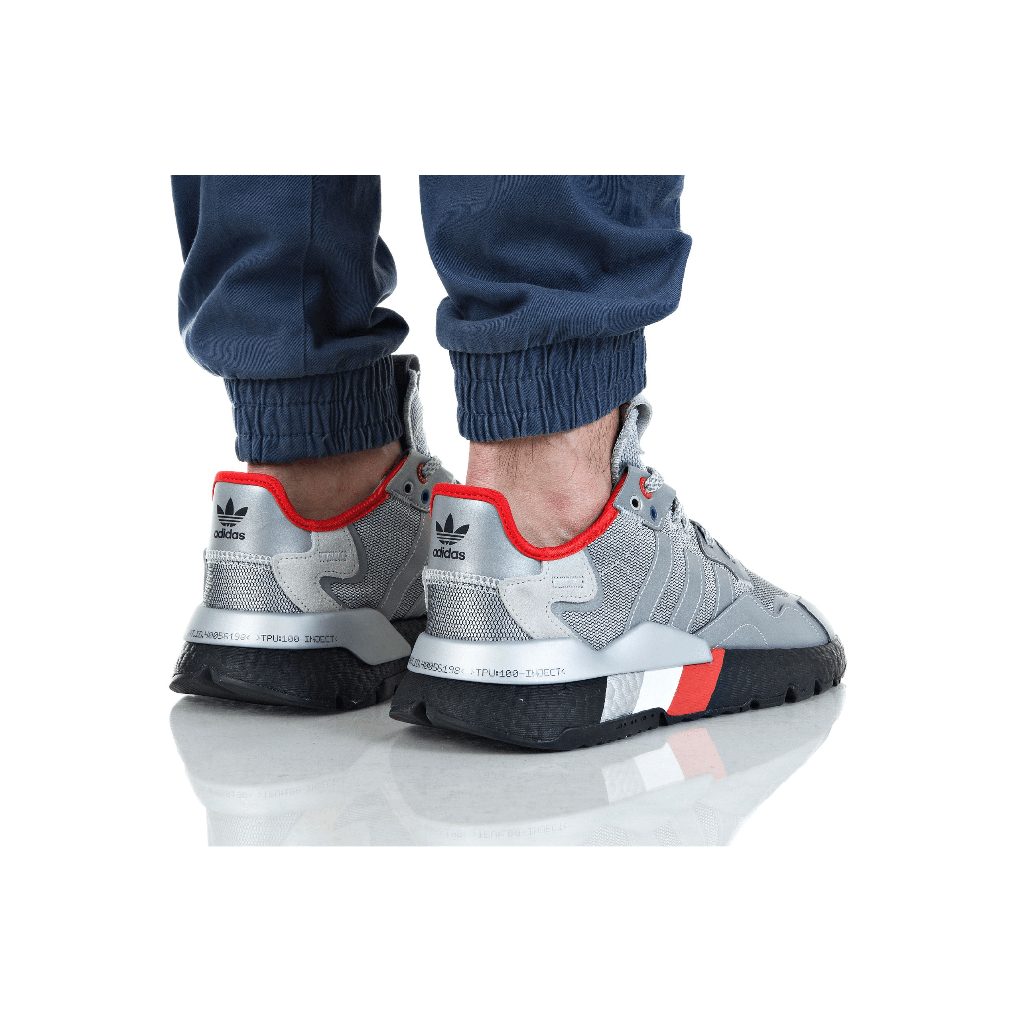 Giày Adidas Nite Jogger 'Silver Metallic' FV3787 - Ảnh 3