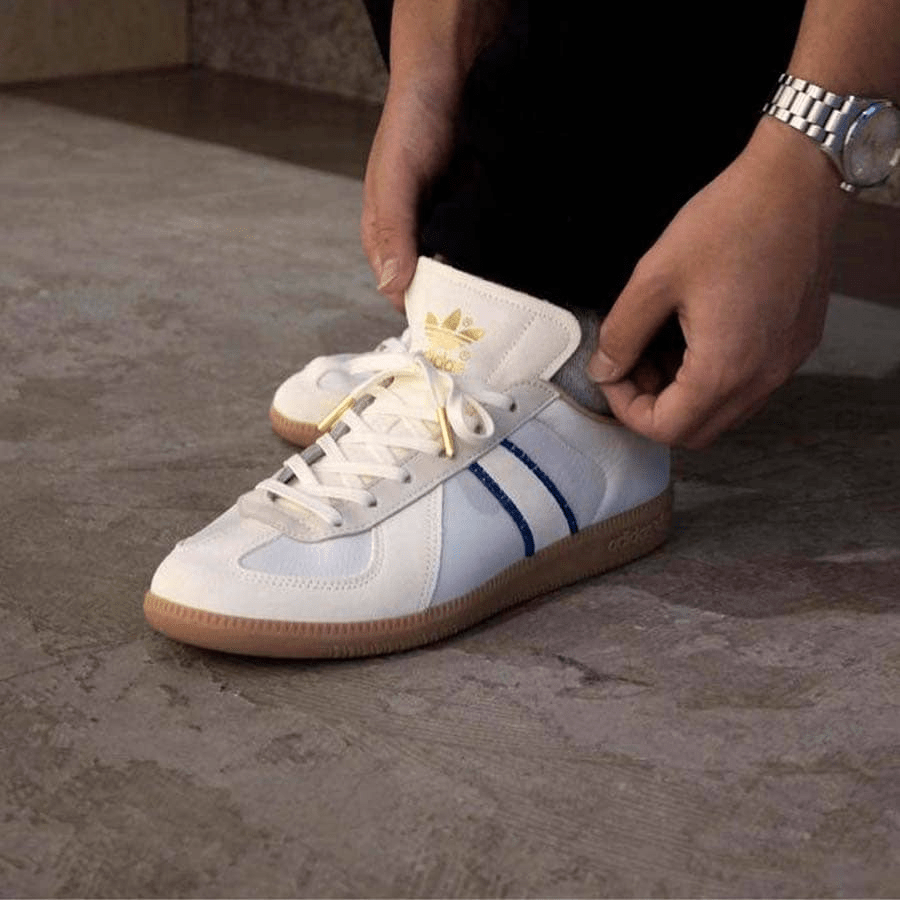 Giày Adidas BW Army Utility Original 'White Blue' HQ6457 - Ảnh 4