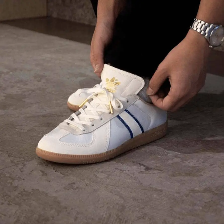 Giày Adidas BW Army Utility Original 'White Blue' HQ6457 - Ảnh 4