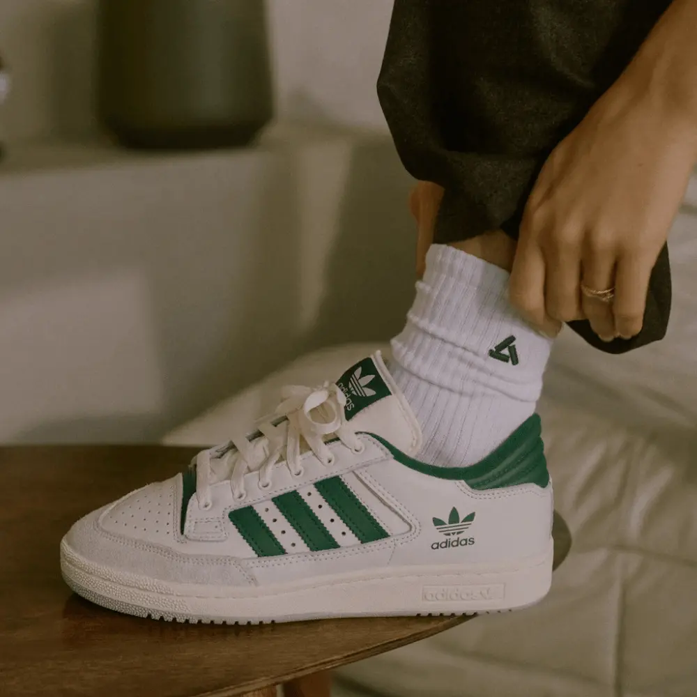 Giày Adidas Centennial 85 Low 'Cloud White Green' GX2214 - Ảnh 5