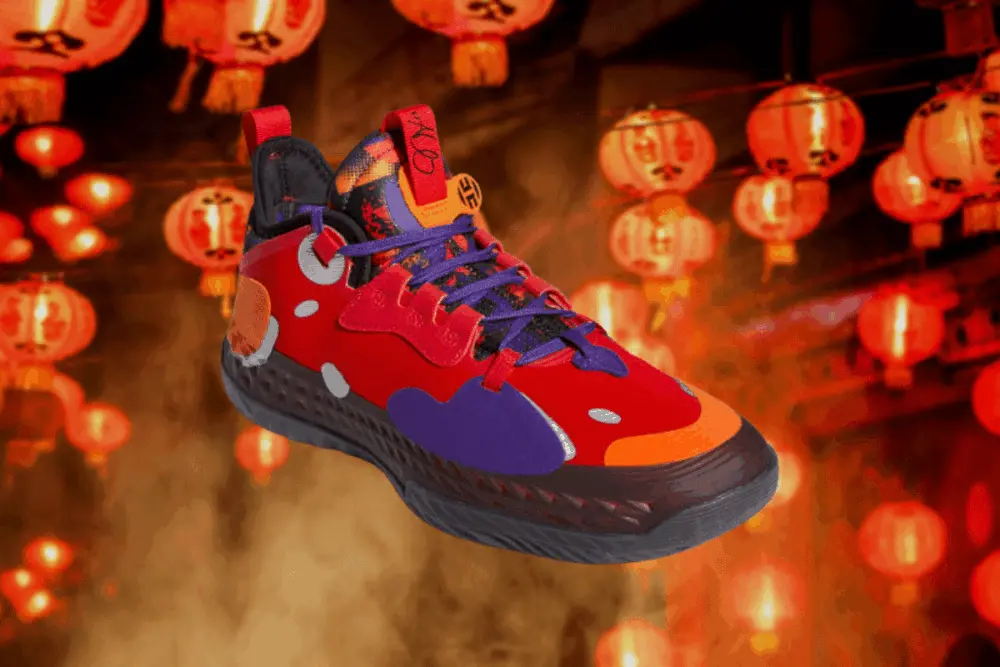 Giày Adidas Harden Vol. 5 CNY 'Red' H67574 - Ảnh 5