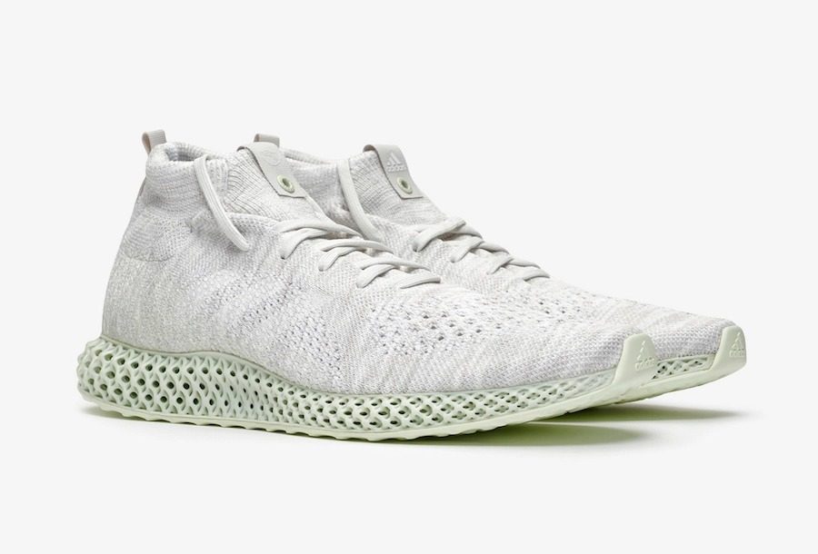 Giày Adidas Futurecraft 4D Runner Mid 'Crystal White' EE4116 - Ảnh 2