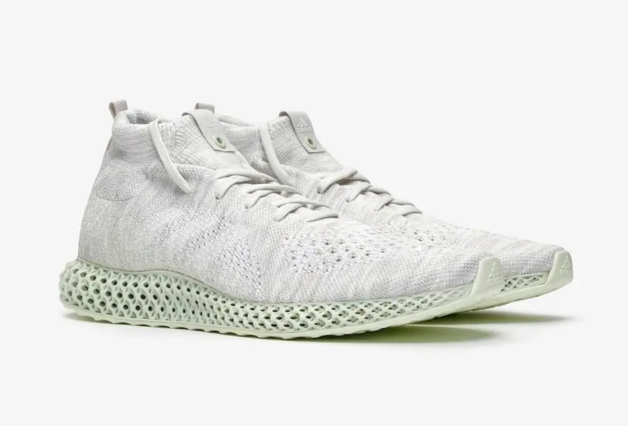 Alternative view of Giày Adidas Futurecraft 4D Runner Mid 'Crystal White' EE4116