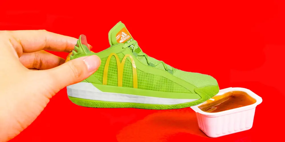 Giày Adidas McDonald's x Dame 6 'Dame Sauce' FX3334 - Ảnh 4