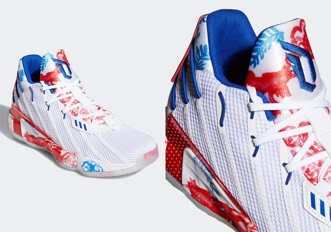 Giày Adidas Dame 7 'Fine China' FZ1102 - Ảnh 2