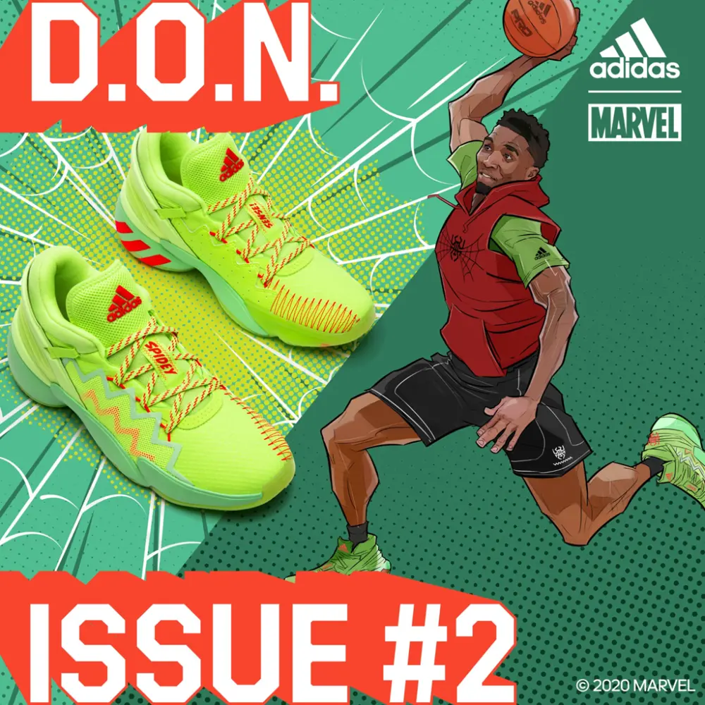 Giày Adidas Marvel x D.O.N. Issue #2 'Spida Sense' FU7385 - Ảnh 5