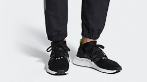 Alternative view of Giày Adidas EQT Support Mid ADV Primeknit 'Black' B37435