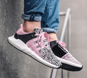 Alternative view of Giày Adidas EQT Support 93/17 'Pink Glitch' BZ0583