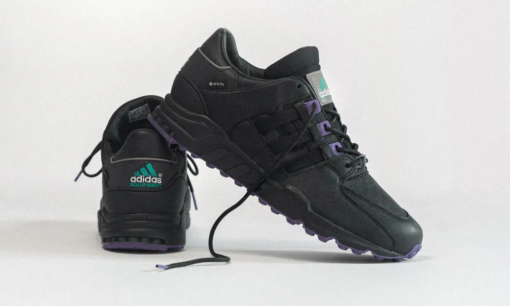 Giày Adidas EQT Support 93 GTX 'Triple Black' GX3617 - Ảnh 3