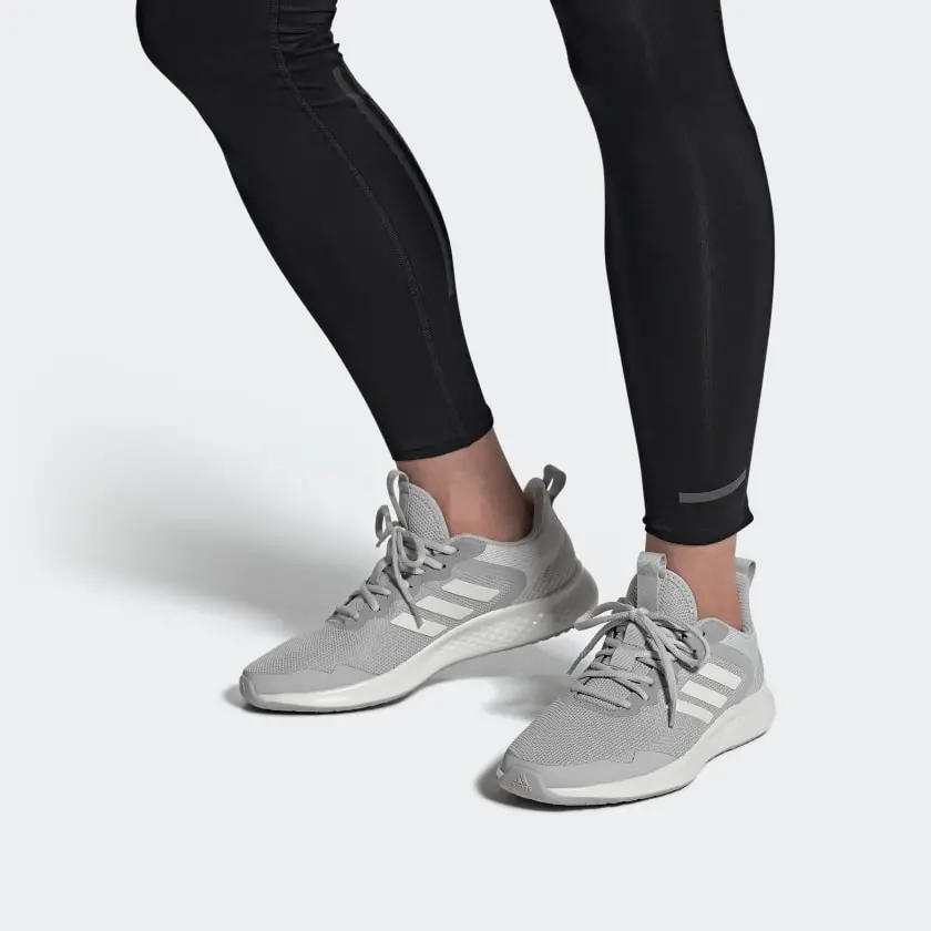 Alternative view of Giày Adidas FluidStreet 'Grey White' FW9556
