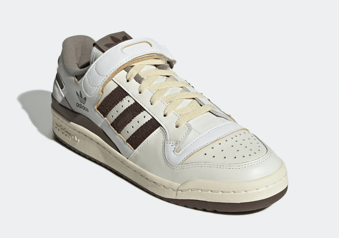 Giày Adidas Forum Low Off White Brown GX4567 - Ảnh 3